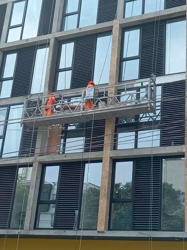 Andamio eléctrico colgante